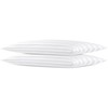 Thin Flat Soft Low Pillows Queen Size Set of 2,