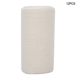 12 Roll 75 x 4500mm Gauze Skin Friendly Bandage Elastic Breathable Sports Bandage