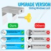 Window Locks for Horizontal Sliding Windows(4 Sets) Child Proof Sliding