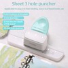 HUIOP 3 Hole Punch Paper,9027 Loose Leaf Hole Punch Daily