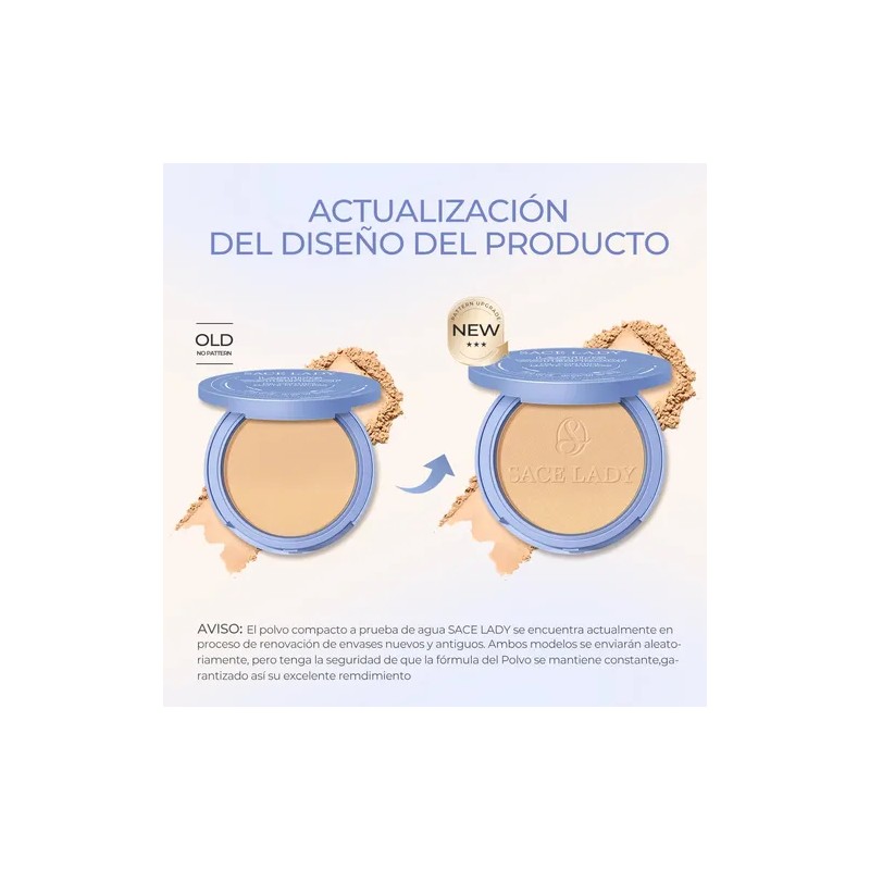 Sace Lady Base De Maquillaje Polvo Compacto Mate 10g