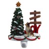 DogLoverStore Australian Shepherd Stocking Holder Hanger Brown