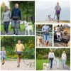 TUDEQU Hand Free Dog Leash with Waist Pack