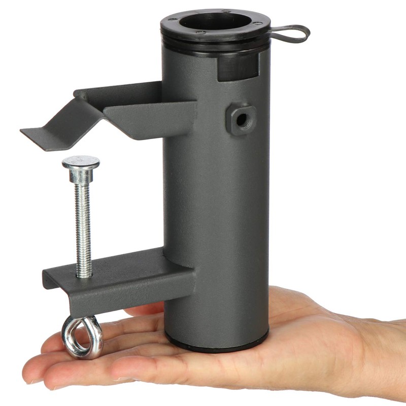 com-four® Parasol Holder, Umbrella Stand for Balcony, Patio or Table
