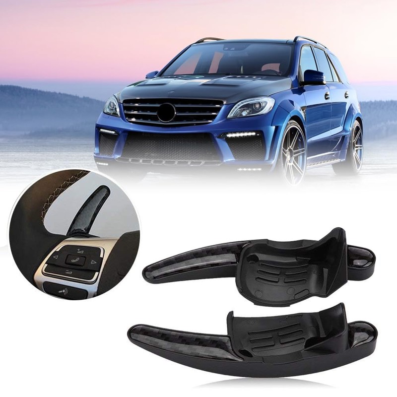 Steering Wheel Shift Paddle, 2pcs Car Blade Shifter Extension Shift