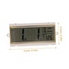 jojofuny Multifunctional Display Wall Clock with Lunar Calendar Temperature Elegant