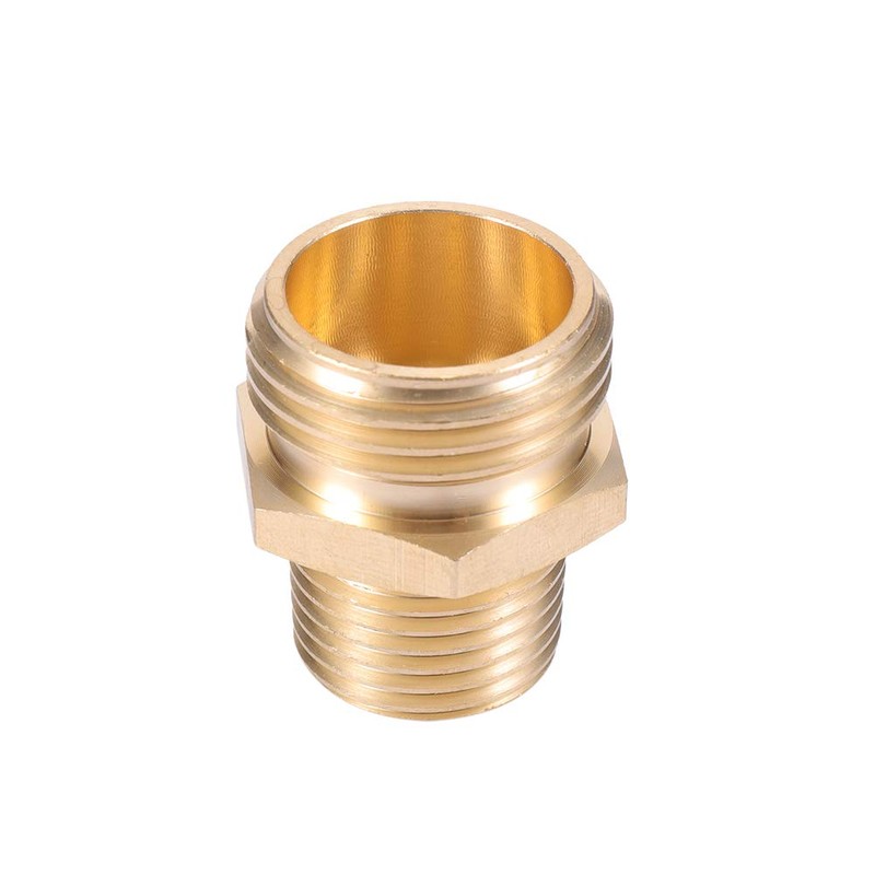 Brass Pipe to Hose Fitting,1/2 NPT male X 3/4 Hose