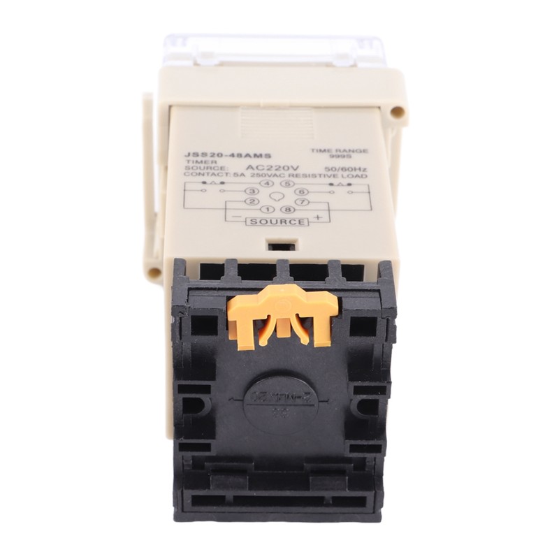 JSS20‑48AMS Power On Delay Timer Relay Digital Display 1‑999S AC