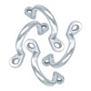 POAAOQ Replacements Trailer Tie Loop 2" I.D. Aluminum Bolt-On Lashing