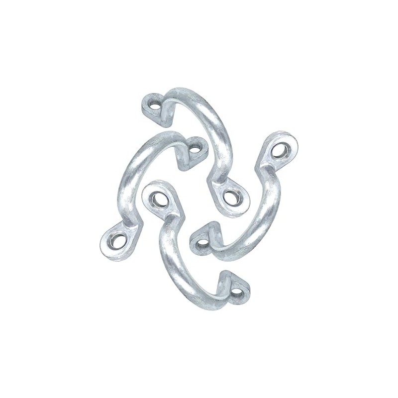 POAAOQ Replacements Trailer Tie Loop 2" I.D. Aluminum Bolt-On Lashing