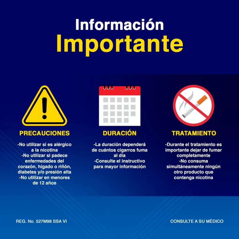 Niquitin Etapa 1 - 3 Pack Tratamiento Para Dejar De