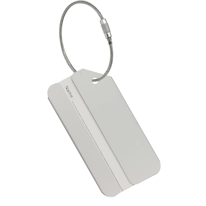 Luggage Tag Aluminium Suitcase Name ID Label Baggage Bag Holiday