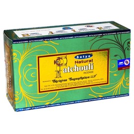 Satya Nag Champa Incense Sticks | x12 pack | with 2 Booghe incense sticks holder (Patchouli)