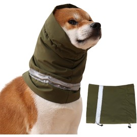 UUREED Dog Hematoma Ear Wrap, Dog Anxiety Relief Hat, Dog Windproof Waterproof Reducing Noise Hat, Warm Dog Ear Cover Winter Hat, Dog Ear Covers for Bath, Thunderstorms