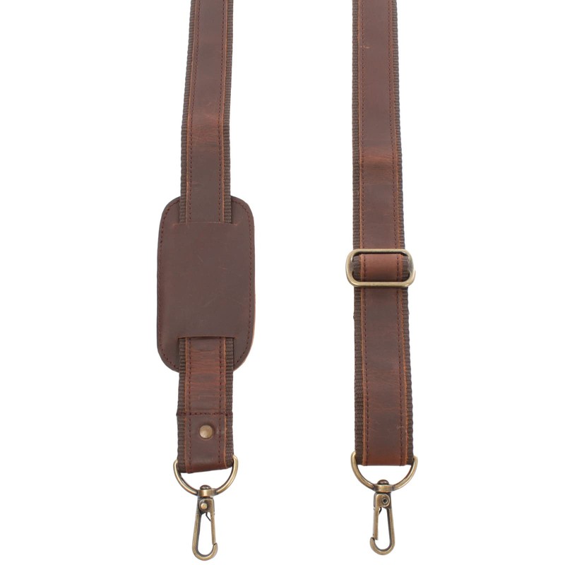 LECONI LEC-R1 Leather Nylon Shoulder Strap Wide Shoulder Strap for