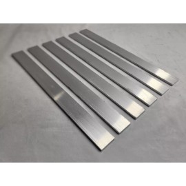 USA 6061 Aluminum Flat Bar, 1/4" x 1-1/2" x 17" long, Solid Stock, Plate, 6 pack