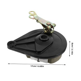 Mobestech Mini Bike Brake Kit Electric Motorcycle Rear Drum Brake Assembly Wear-Resistant Assembly Professional Practical Design