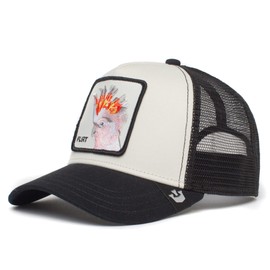 Goorin Bros. - Gorra de béisbol de Malla para Hombre, diseño de Camionero, Pájaro coqueto Blanco, One Size