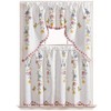 GOHD 3pcs Farmhouse Kitchen Cafe Curtain Set Air Brushed by