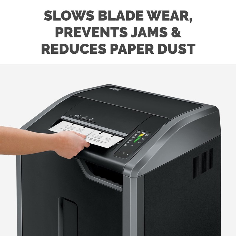 Fellowes Powershred Performance Paper Shredder Lubricant Sheets with Paper Shredder