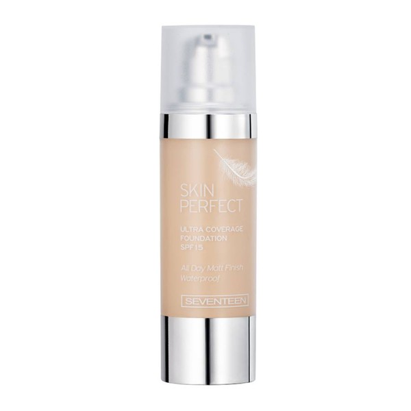SEVENTEEN SKIN PERFECT ULTRA COVERAGE WATERPROOF FOUNDATION No00