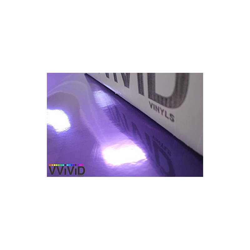 VViViD® Purple Chrome Wrap Vinyl with Air-Free Channels and Ready
