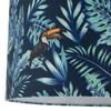 firstchoicelighting Tropical Toucan Design Velvet Easy Fit Ceiling Pendant Lightshade