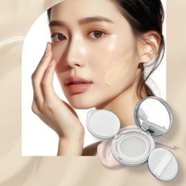 Empty Compact Case for Foundation & Sunscreen Dispensing Container 2ea