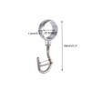 Rannb Wardrobe Closet Hook Stainless Steel Hanging Tube Rod Hook