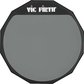 Vic Firth 6" Double-Sided Practice Pad Bundle with 5A Drumsticks and Austin Bazaar Polishing Cloth