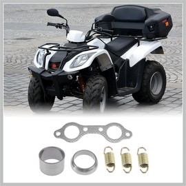 RATCHROLL ATV Exhaust Pipe Manifold Gasket and Spring Rebuild Kit for Polaris RZR S 800 4 800 5811511 3610047 Replacement Car Parts