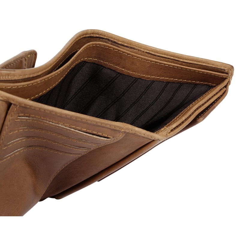 Bruno Banani 021900 Genuine Leather Cognac Wallet for Men and