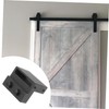TEHAUX 1Pair Zinc Alloy Barn Door Stopper Sliding Rail Roller