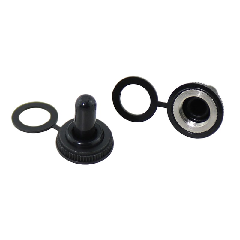 Bxian 14PCS Waterproof Dustproof Protective Cover 12mm Rubber Electric Toggle