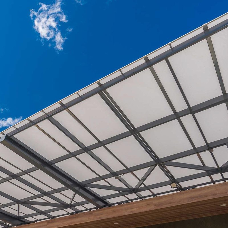 Clear H-Section Polycarbonate Sheet Joining Strip Muntin - 6mm, 7m