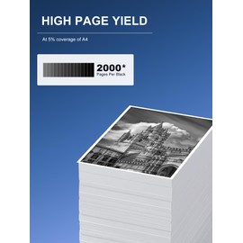 2-Pack Compatible Ink Cartridge Replacement for HP 952 XL 952XL Black High Yield to Used for OfficeJet Pro 8720 8740 8710 7740 8740 7720 8210 8715 8730 (New Upgraded Chips)