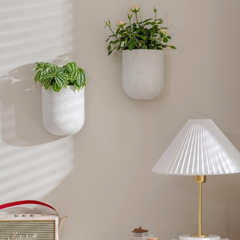 LA Jolie Muse Wall Hanging Planters for Indoor Plants，Hanging Flower
