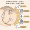 60 Pcs Clip Earring Converters for Jewelry Making