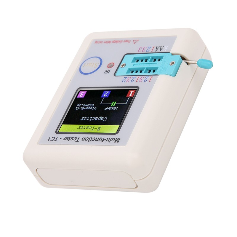 Multifunction Transistor Tester 1.8in TFT Display Screen LCR‑TC1 for Capacitor