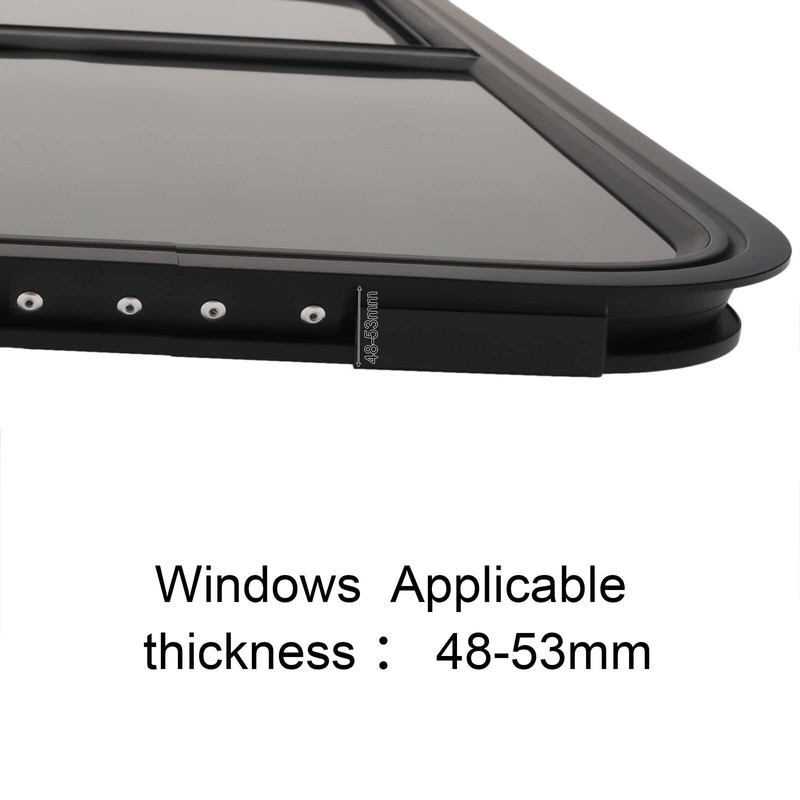 25.34 X 16.32-Inch Rv Sliding Window with Screen, Closed Rv