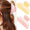 Fashey Acrylic Claw Clips Pink Hair Clip Cute Medium Hair