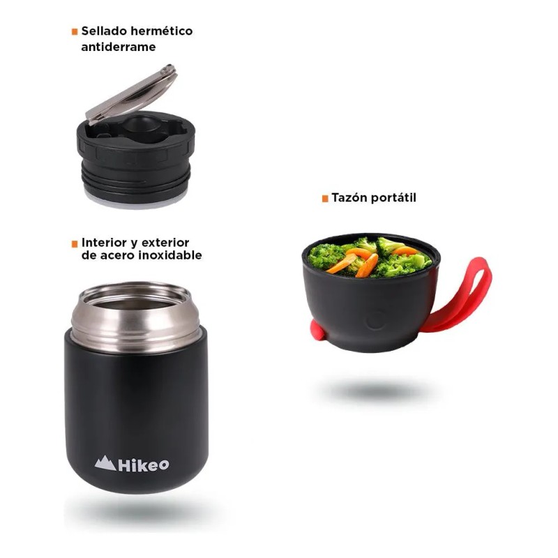 Termo de Acero Inoxidable 628 ml para Comida Termo para