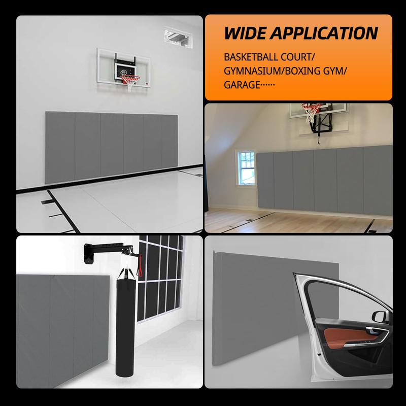 PROGOAL 1 Pack Wall Pads - Sport Protection Padding Gym