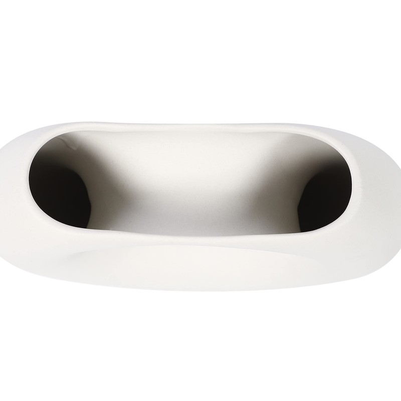 HARGIO Flower Base Donut Shape Half Moon Single Vase Ring