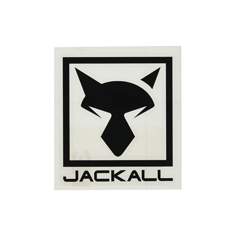 JACKALL JK Cutting Sticker Square M Black