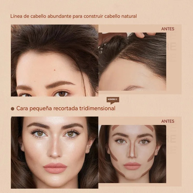 Kit Tinte Profesional Para Cejas Peel-off Impermeable