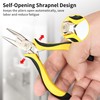 BOSI TOOLS 6-piece Mini Pliers Set, Needle Nose Pliers, Diagonal
