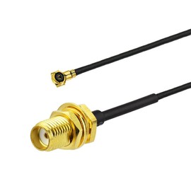 2PCS IPEX to SMA Female, SMA Connector Cable Female to UFL IPEX RF Coax Adapter Cable (IPEX to SMA Female, Connector Cable)