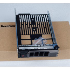 Heretom F238F 0F238F 3.5 Inch SAS SATA Hard Drive Tray Caddy for Dell Poweredge (3 Pack, 3.5 Inch)