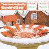 2 Pack Upgrade Bird Bath Heater for Outdoors in Winter,